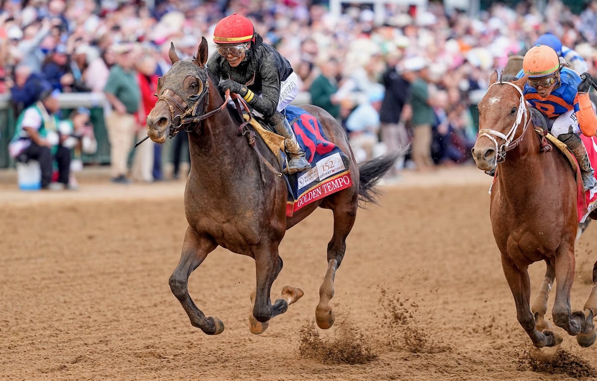 Golden Tempo sacude Churchill Downs con remontada brutal