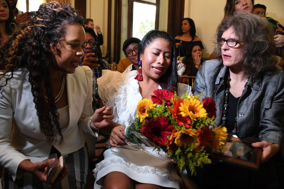 Yalitza Aparicio no sabía por qué recibió las llaves de la Ciudad de Panamá