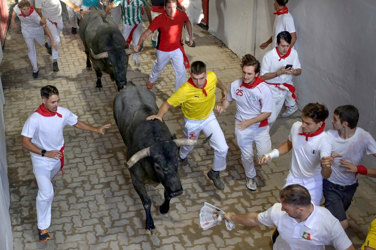 Policía frena grabaciones peligrosas en San Fermín