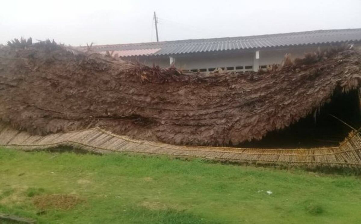 Terrible: Vendaval afecta varias escuelas en Guna Yala