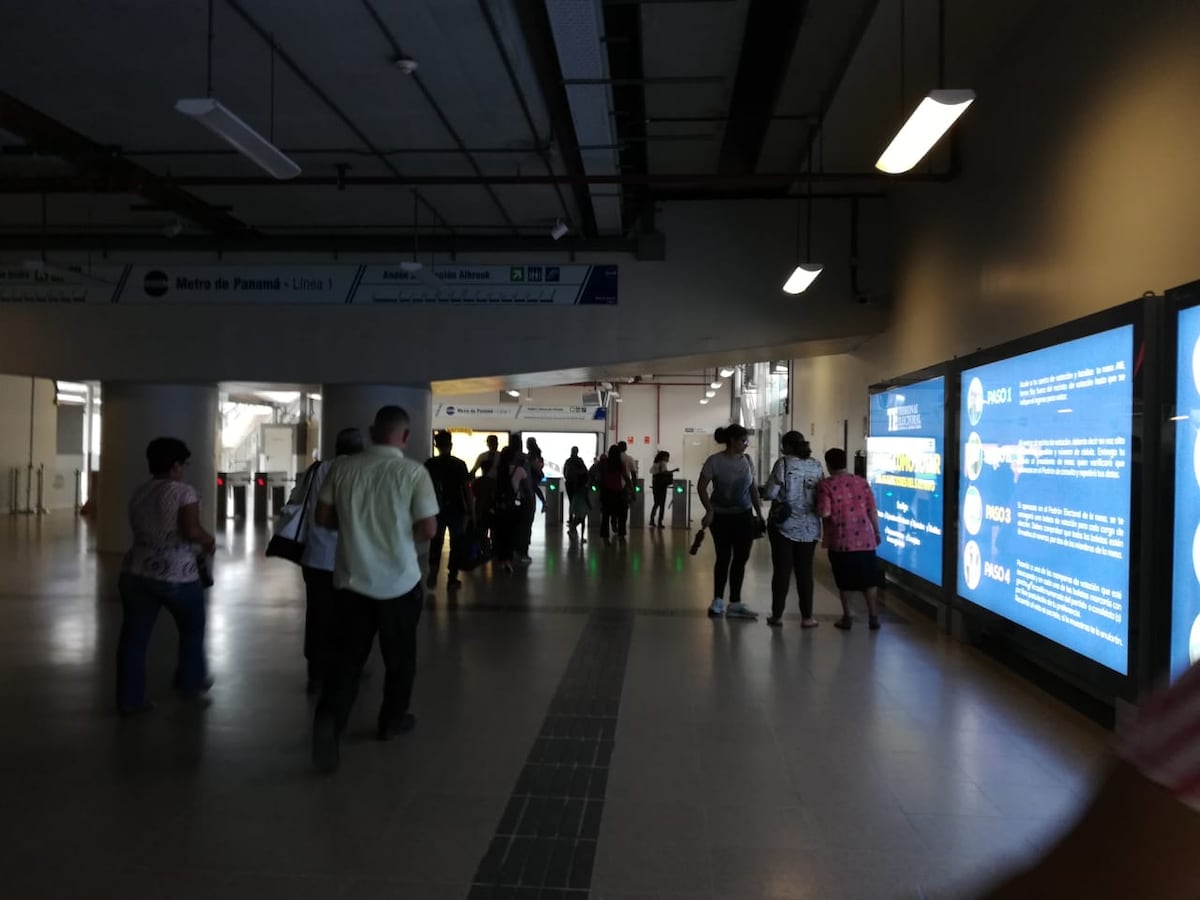 Líneas 1 y 2 del Metro de Panamá trabaja de manera normal