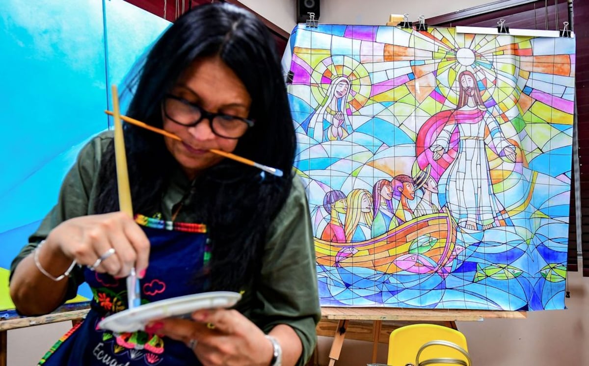 Galería | Así será el mural contra la xenofobia para misa del papa Francisco