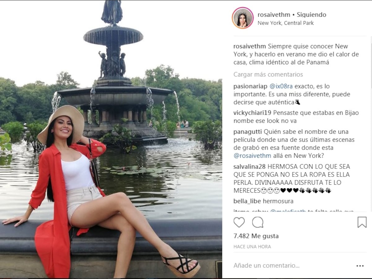 Critican a la Señorita Panamá, Rosa Montezuma, por su look en Nueva York