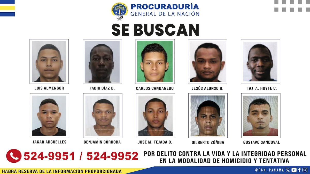 ¡Alerta Nacional! Fiscalía revela los rostros de los más buscados: Lista de requeridos por homicidio impacta al país