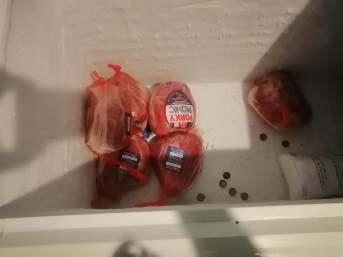 ¡Pillado! Reventa de jamones y bolsas navideñas deja un aprehendido en Chepo