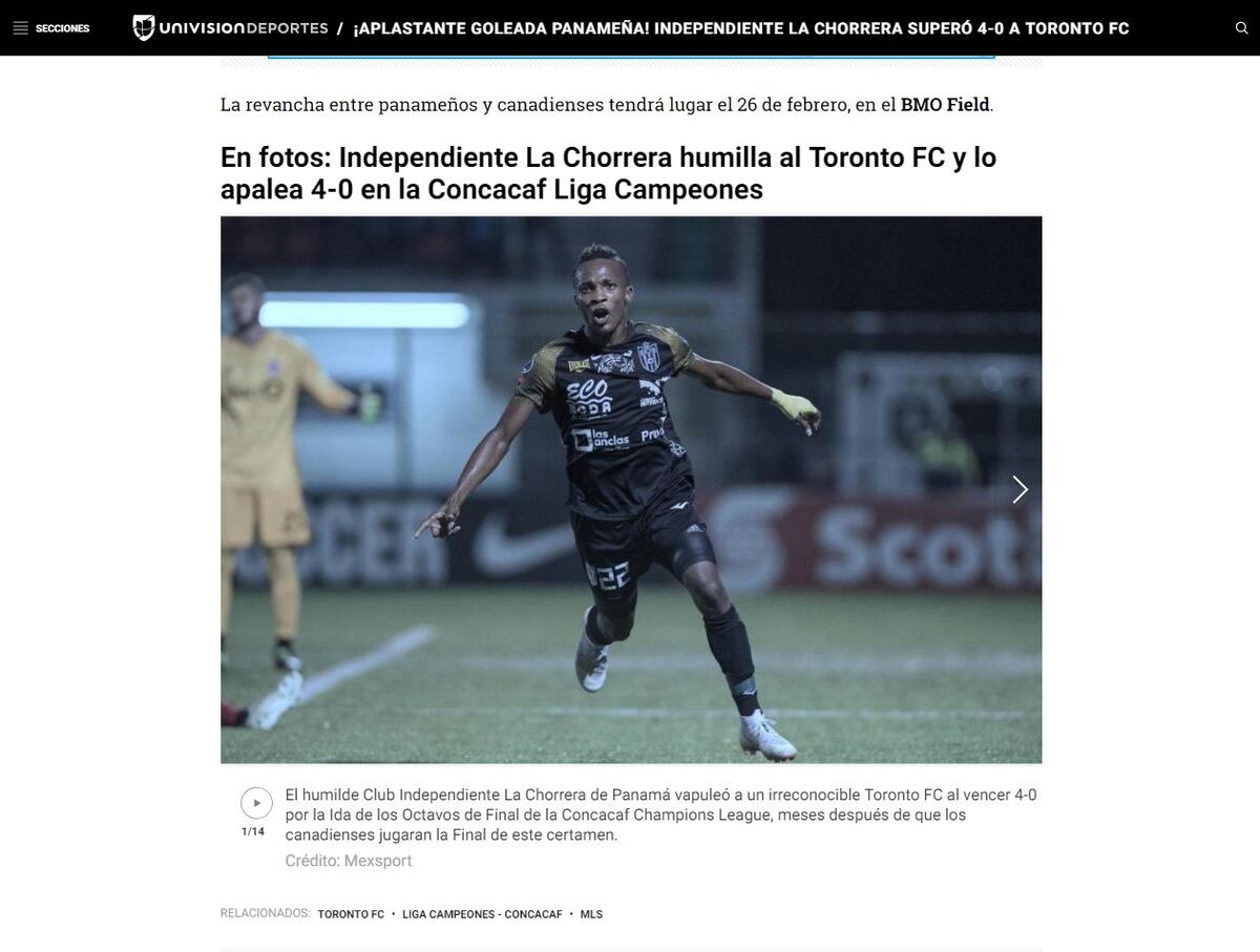 Prensa internacional reacciona a histórica goleada del CAI La Chorrera