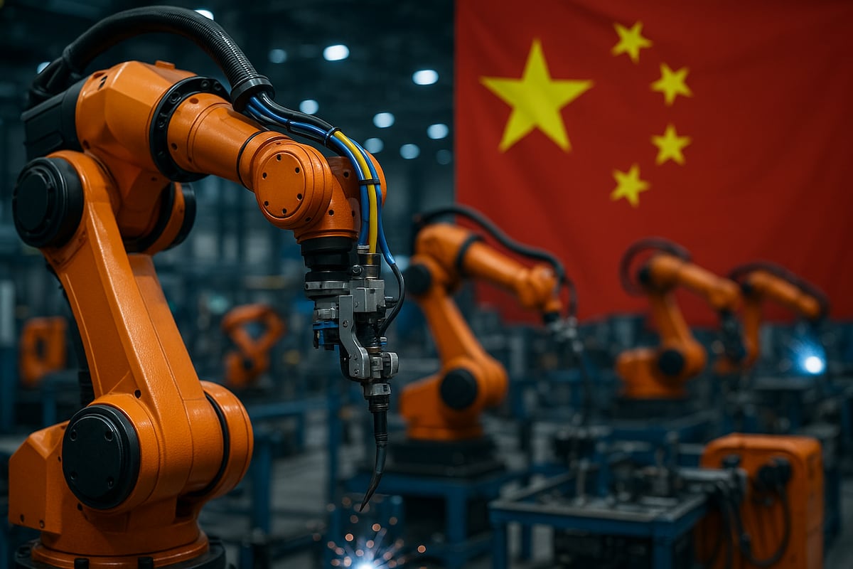 ¡China saca ventaja! Su ejército de robots industriales arrasa en la guerra comercial con los Gringos