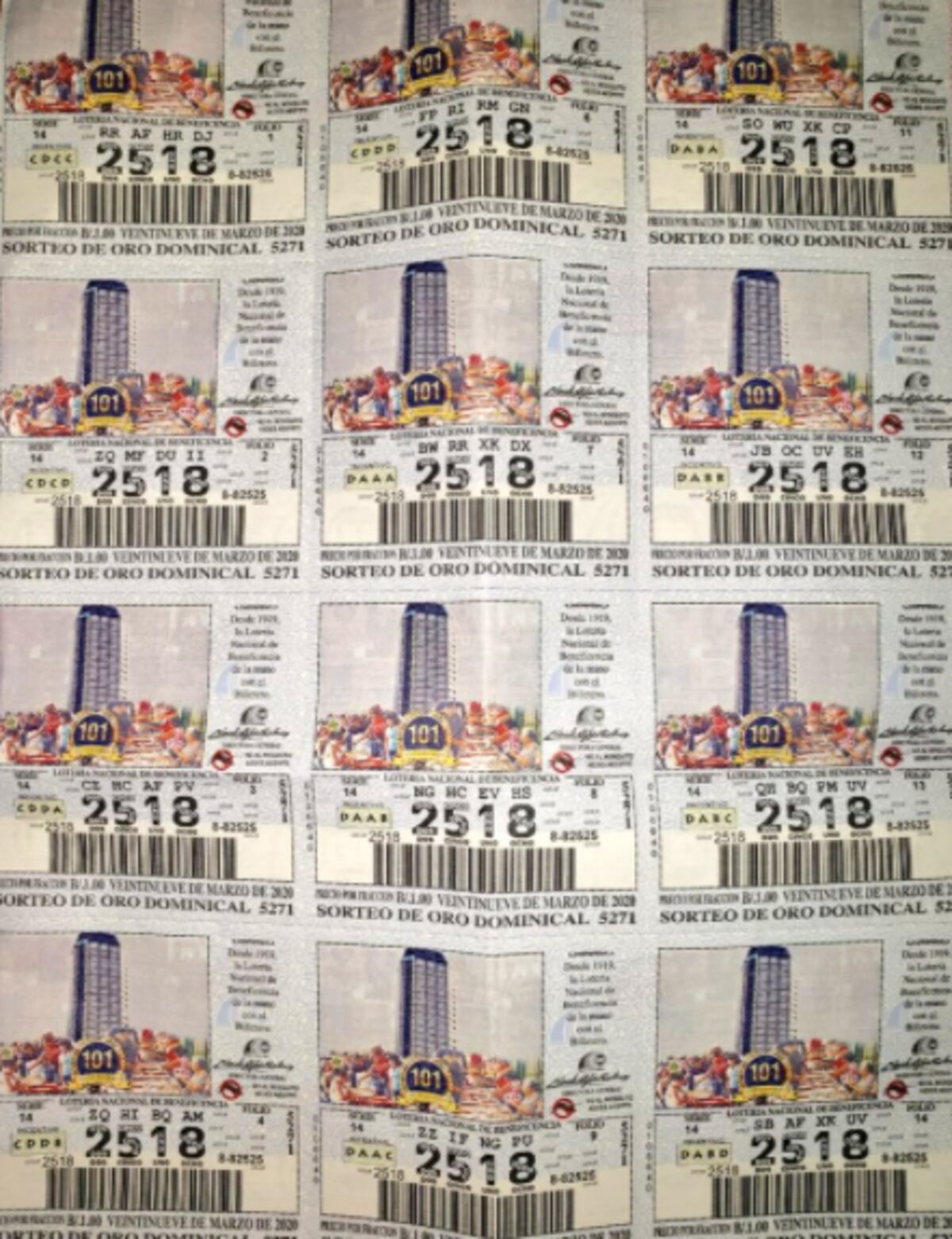 Para los compradores. Chances y billetes que circularán a partir de este lunes en Panamá serán con fecha del 29 de marzo