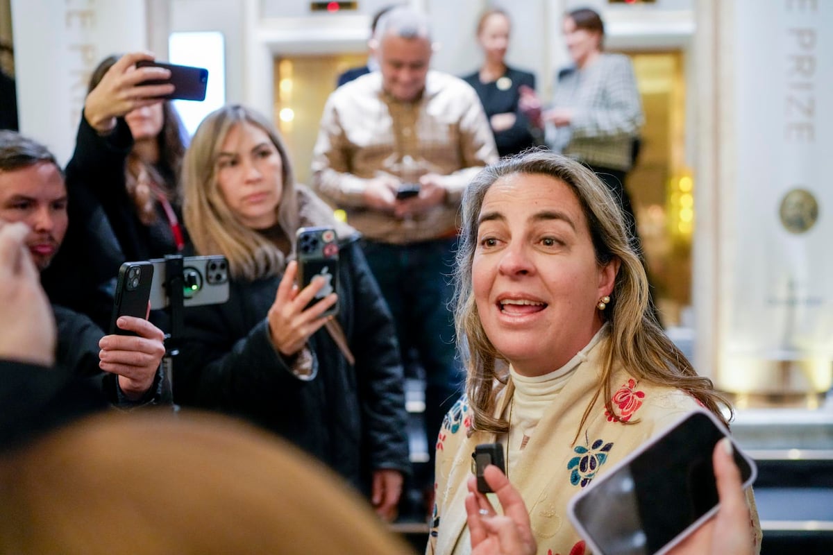 Cancelan la rueda de prensa con María Corina Machado