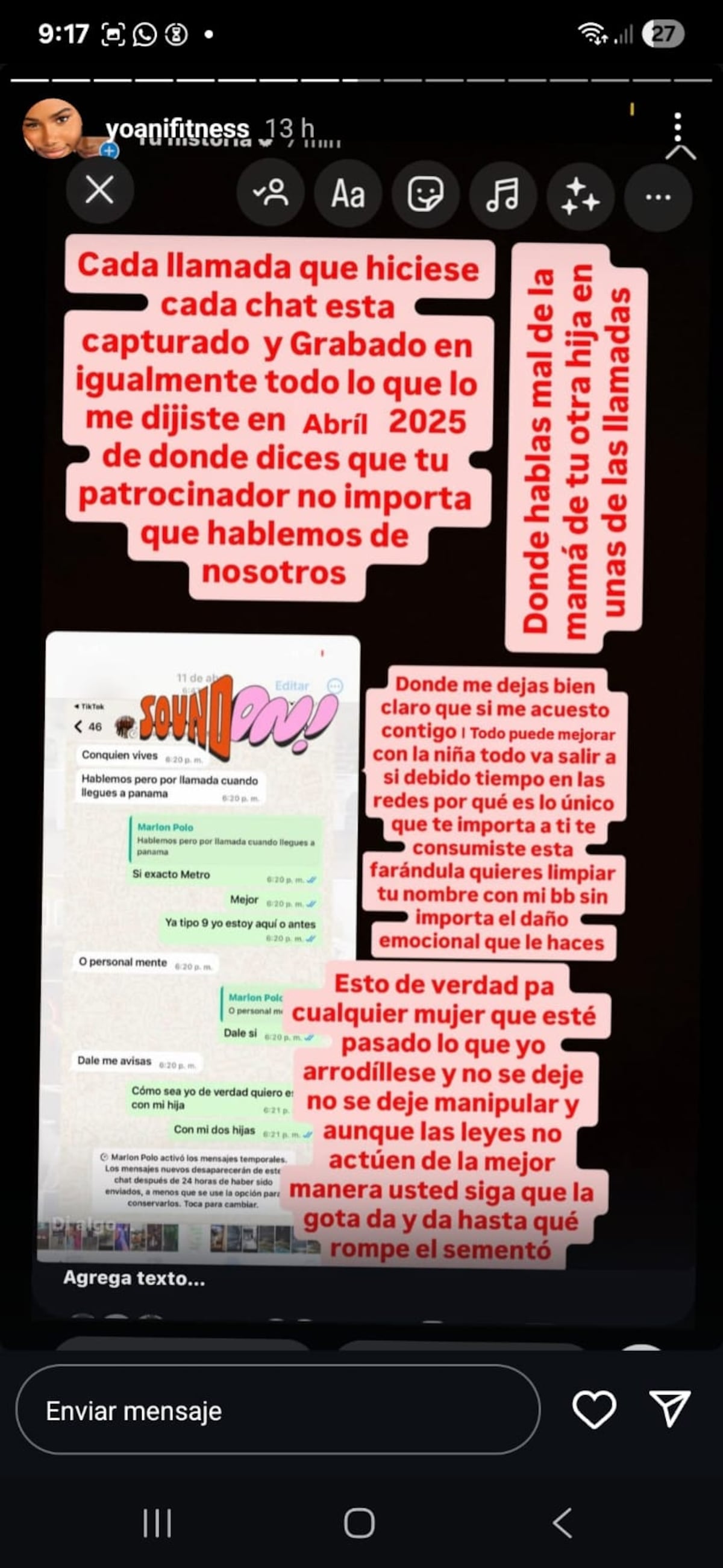 ‘Nunca golpeé a ninguna mujer’: Polo Polo estalla tras denuncia de maltrato de ex Calle 7 