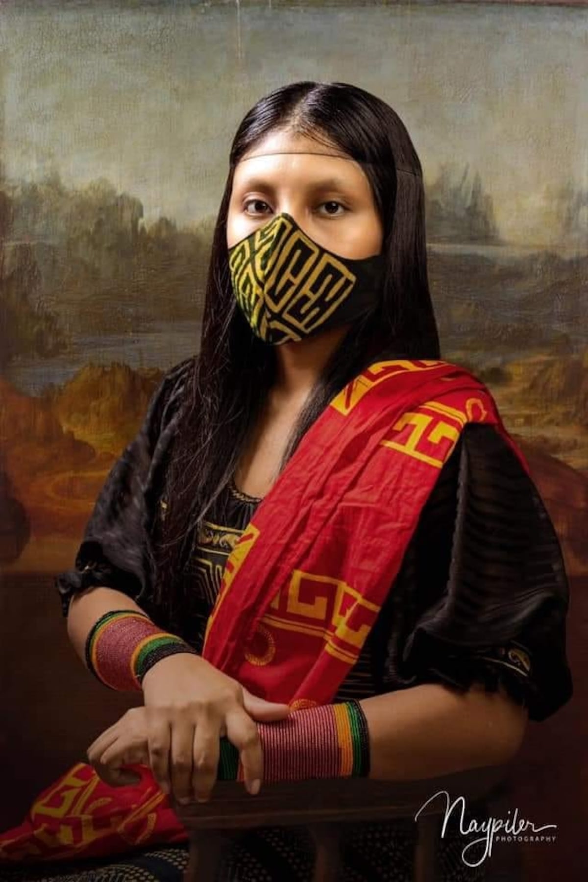 Mona Lisa guna, una obra que se hizo viral