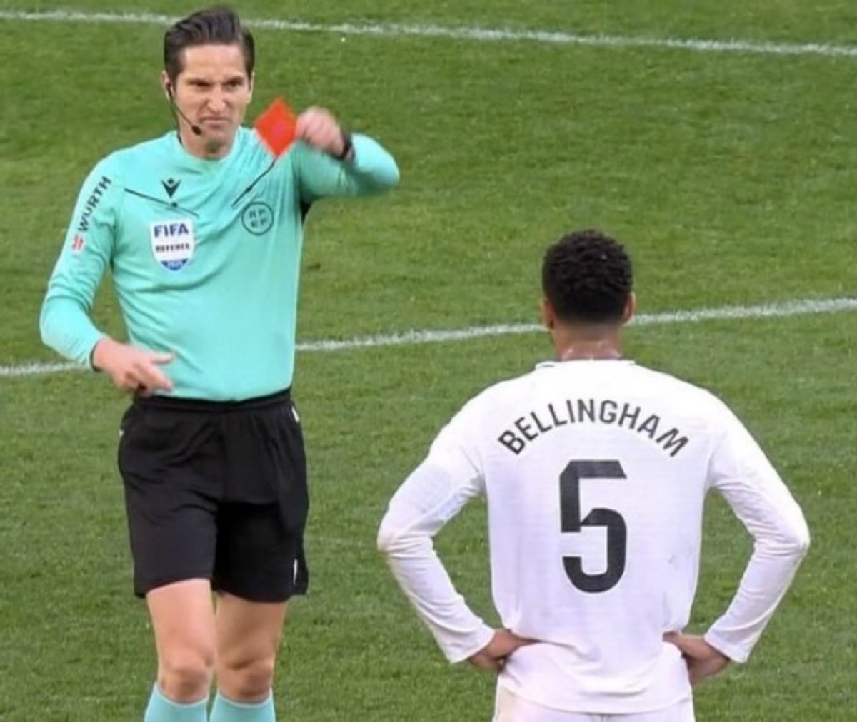 Bellingham sancionado: La RFEF lo castiga con dos partidos por insulto arbitral