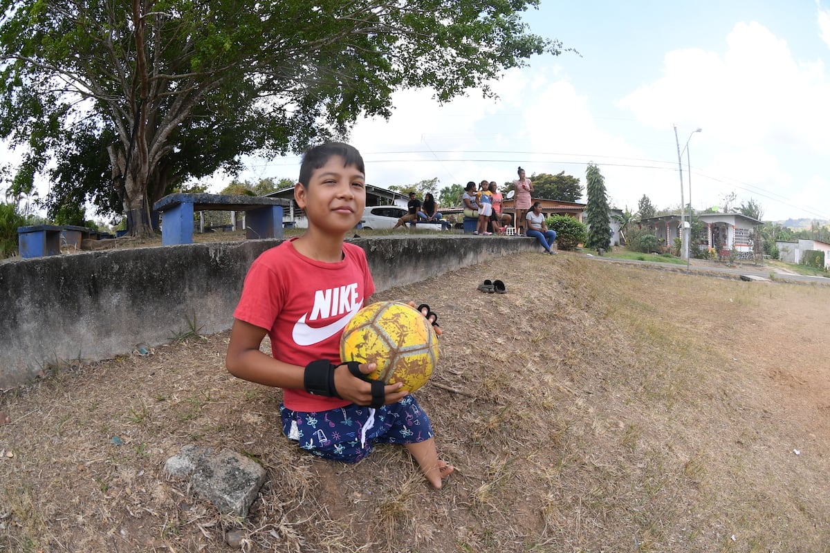 Jesús, el goleador valiente de Capira. Su sueño es conocer a los jugadores del San Francisco FC y de la selección de Panamá