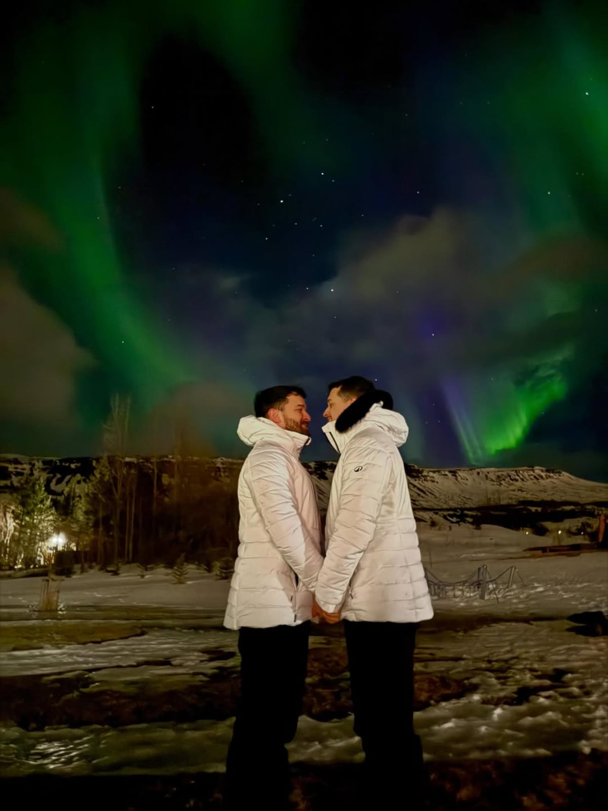 Amor sobre hielo: Fufo Rosario y Carlos Duque se casan en la mágica Islandia