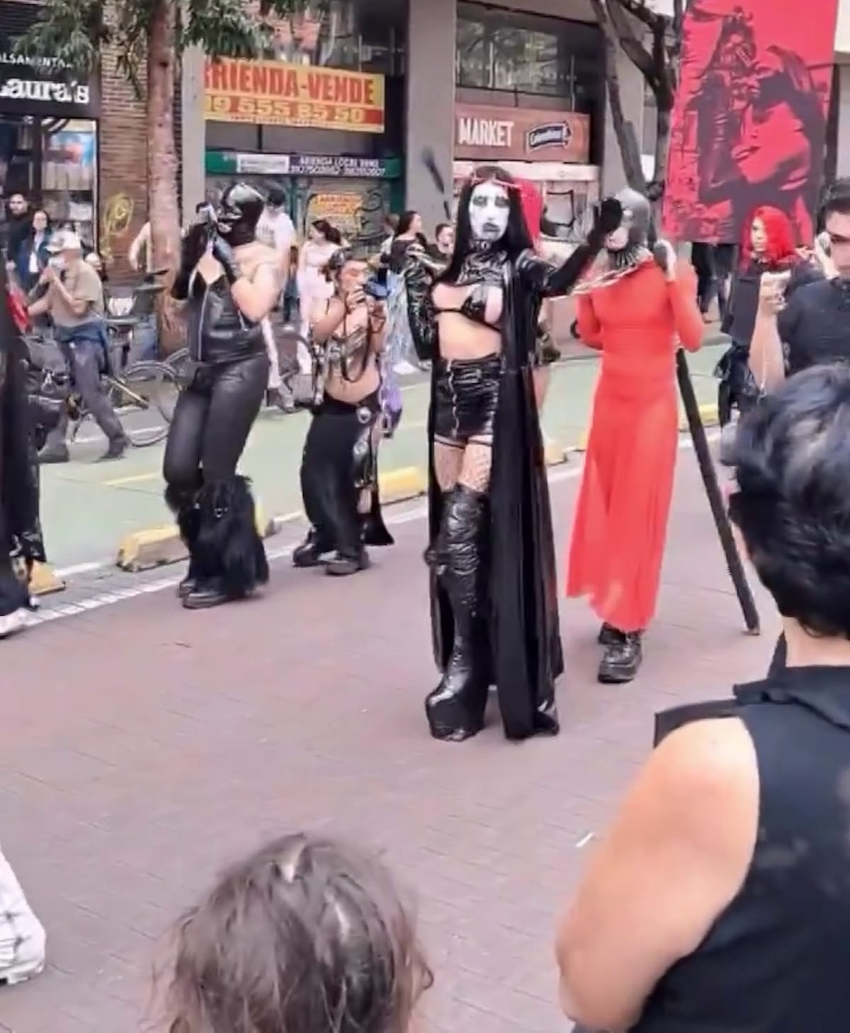 Viacrucis Diabólico: protesta satánica desata indignación en plena Semana Santa en Bogotá