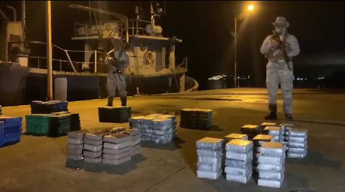 Dos gunas y un colombiano detenidos por narcotráfico