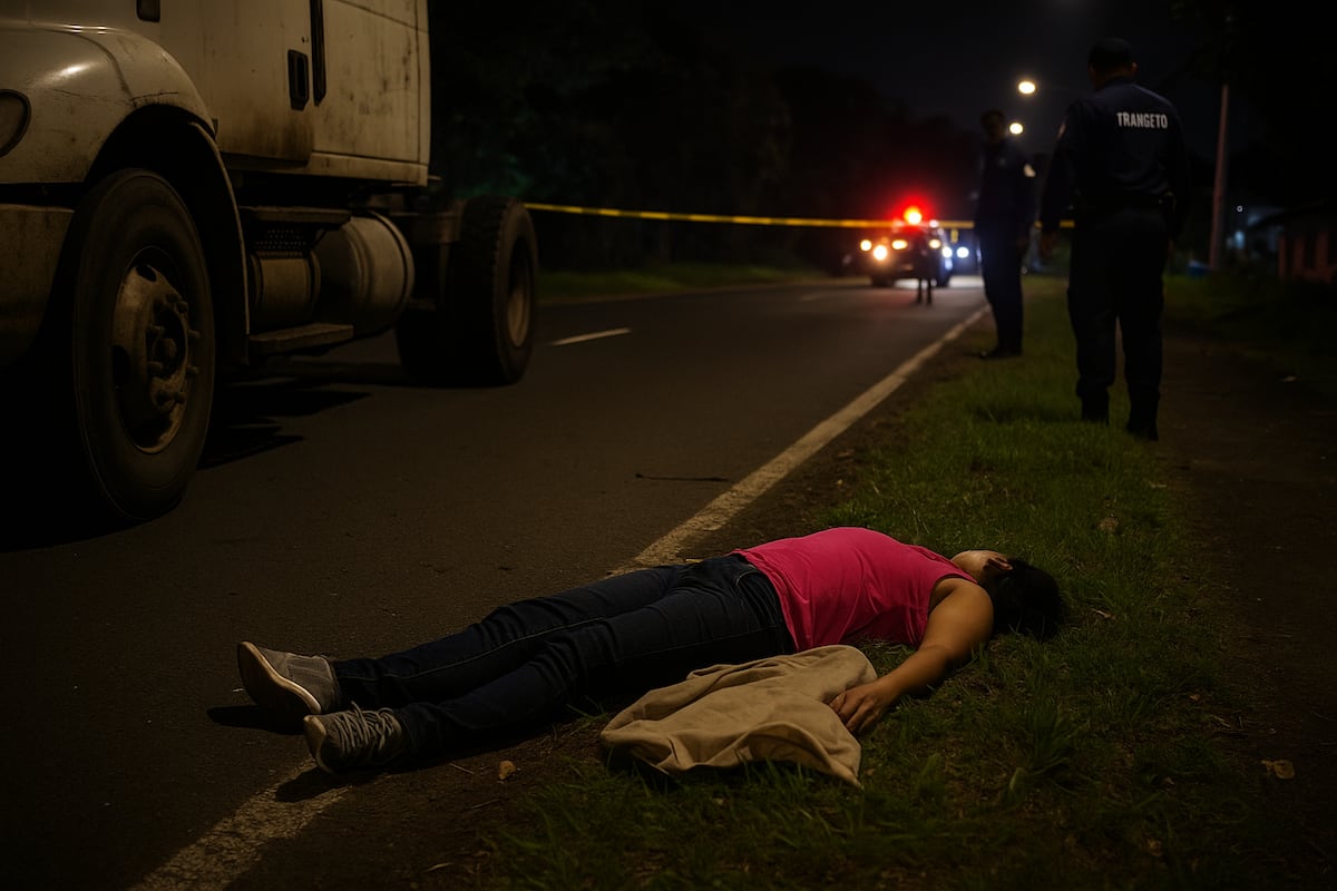 Vereda mortal: ‘China’ muere tras ser embestida por un camión