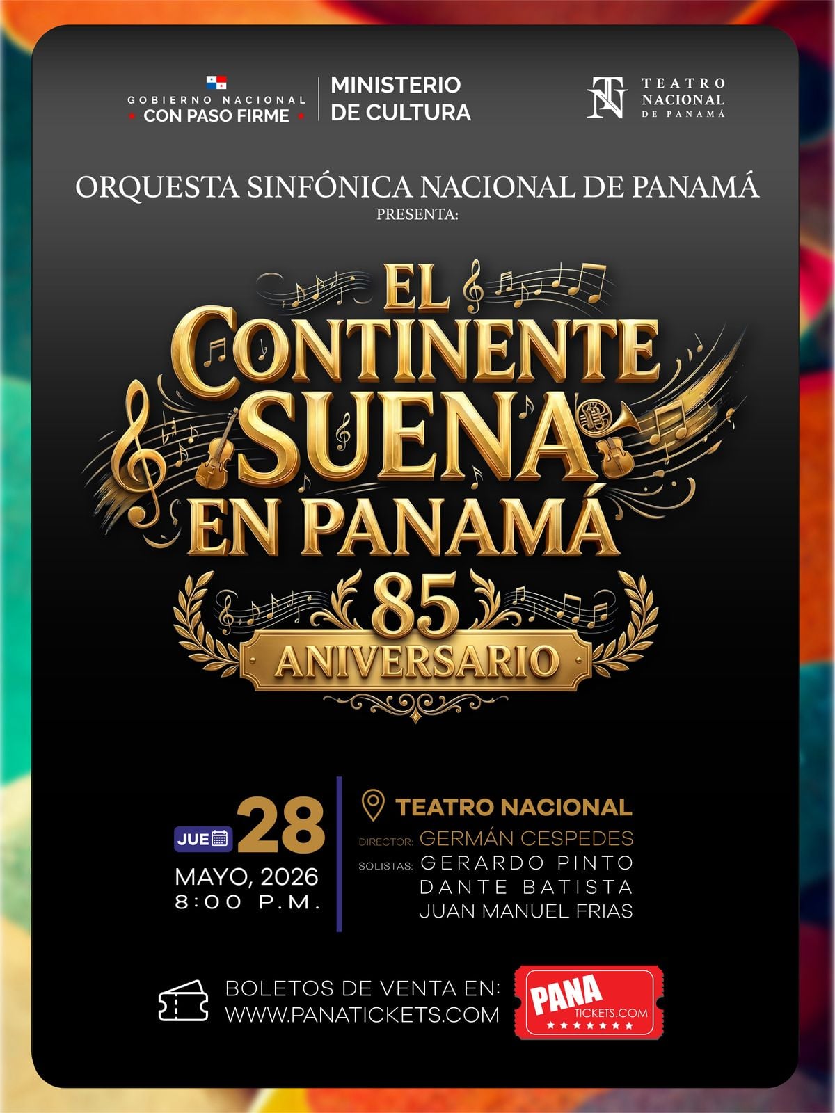 De Broadway a raíces panameñas: así viene la cartelera de mayo en el Teatro Nacional