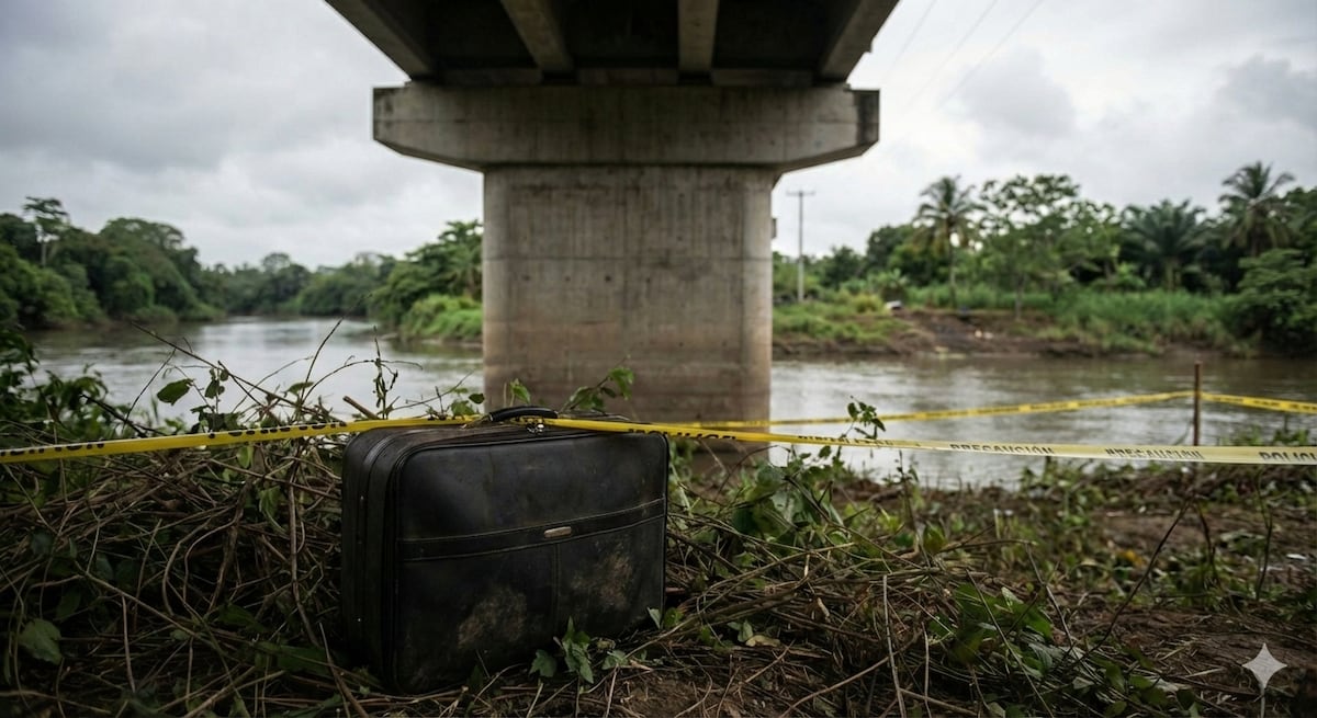 Maleta abandonada bajo puente en Changuinola revela restos humanos