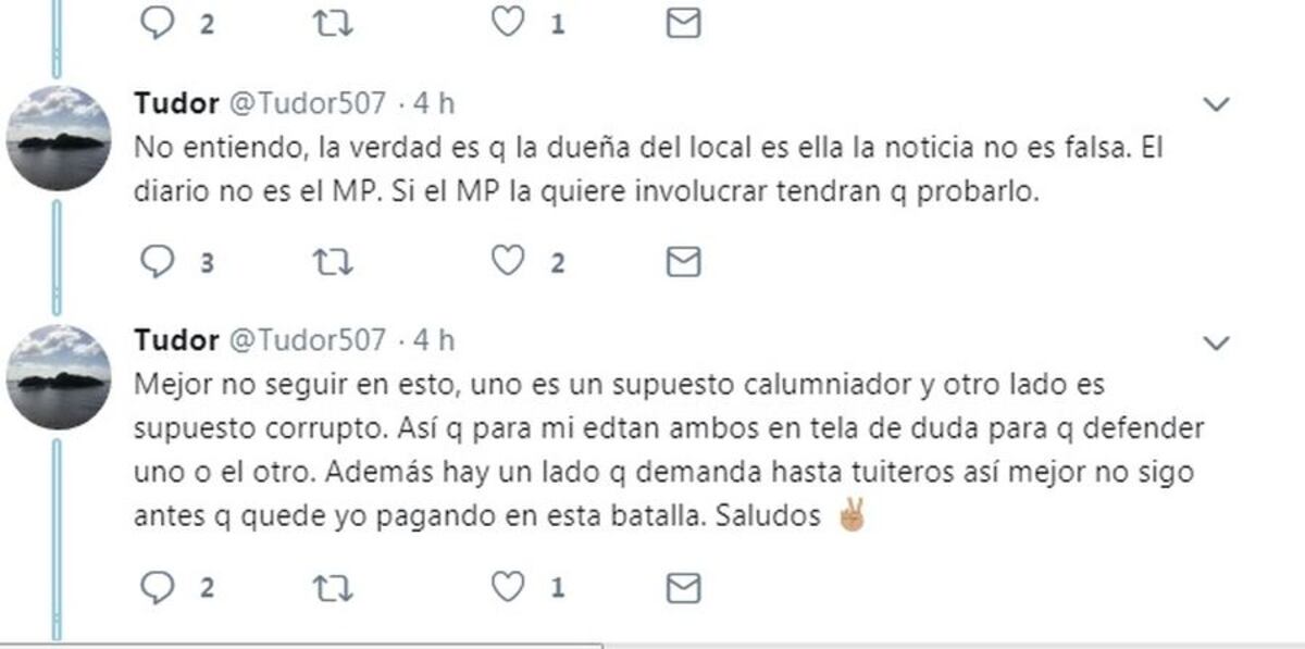 Marta de Martinelli reacciona. Limpia su nombre en investigación de Pandeportes