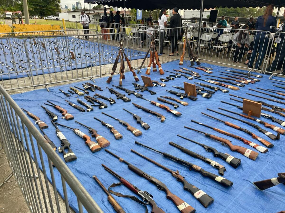 Destruyen 403 armas de fuego decomisadas y de Pacificando Mi Barrio