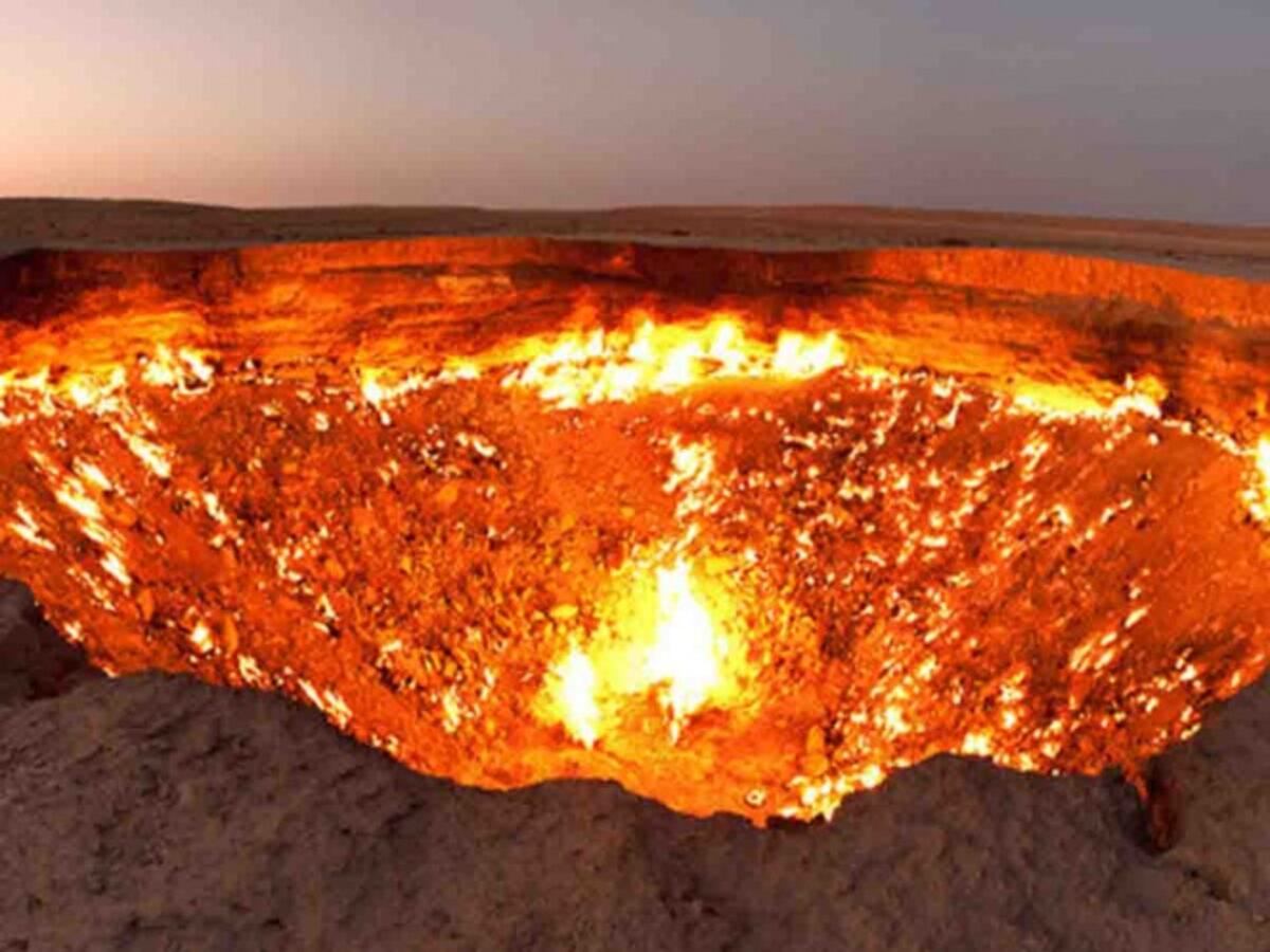 Video. Envían dron a ‘la puerta del infierno’ y esto logró captar