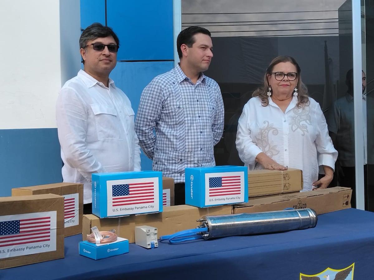 Estados Unidos dona bombas de agua para comunidades de Veraguas