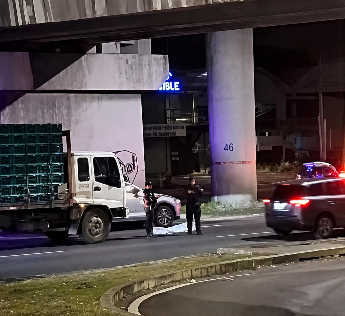Atropello mortal a las 4:00 a. m.: Camión que transportaba pollos arrolla a hombre cerca del Metro de Brisas del Golf