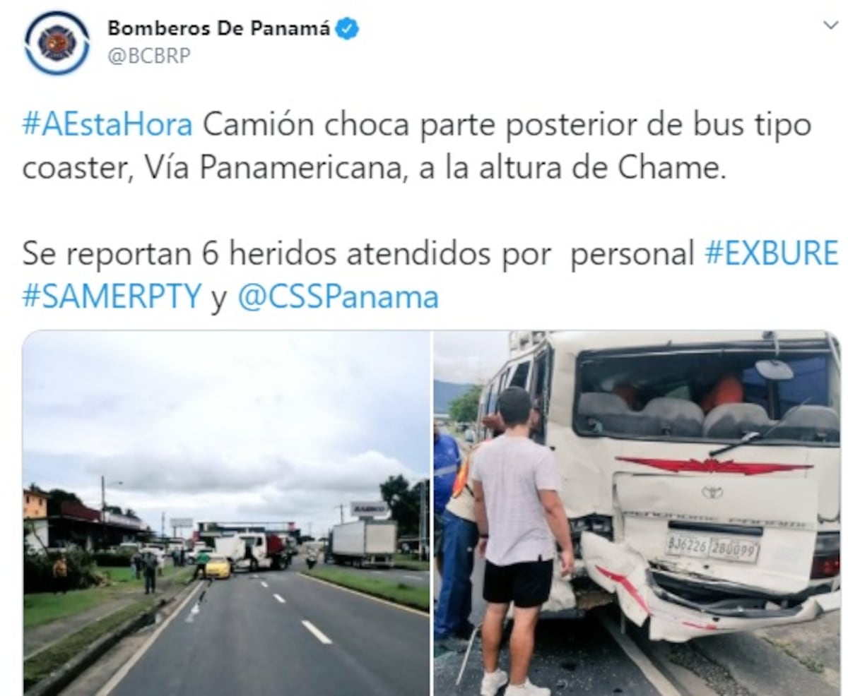 Periodista de Radio Panamá iba en bus impactado por un cisterna. Necesita seis pintas de sangre. Video