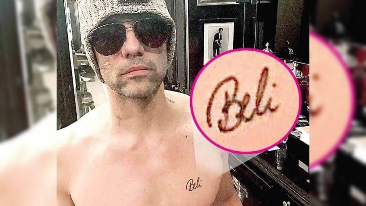 Exnovios de Belinda borran sus tatuajes a días de anuncio de su compromiso con Christian Nodal