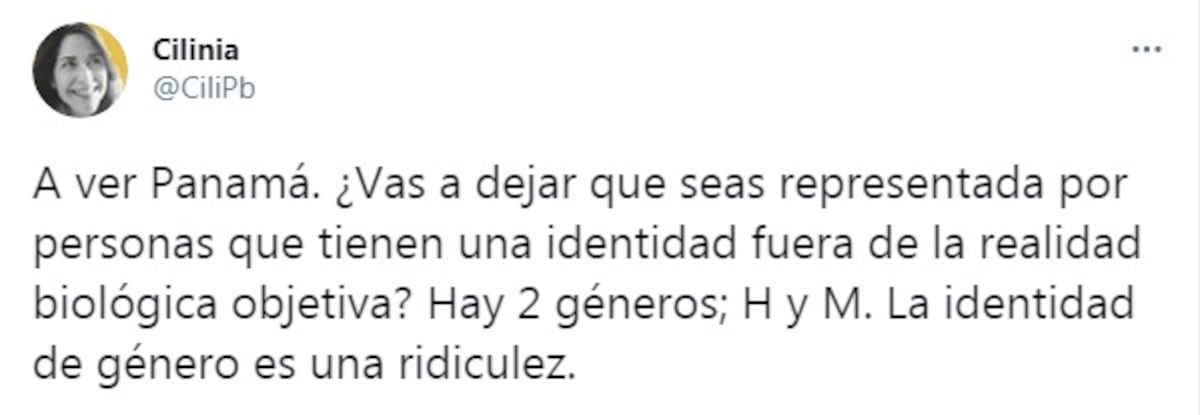 Ex Miss Panamá rechaza inclusión de personas trans en el concurso local para Miss Universo. ‘Aceptarlo es grave’, dijo.