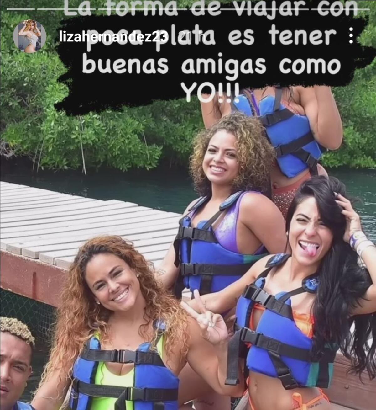 Tomen nota. La forma de viajar con poco dinero es tener una amiga como Liza Hernández