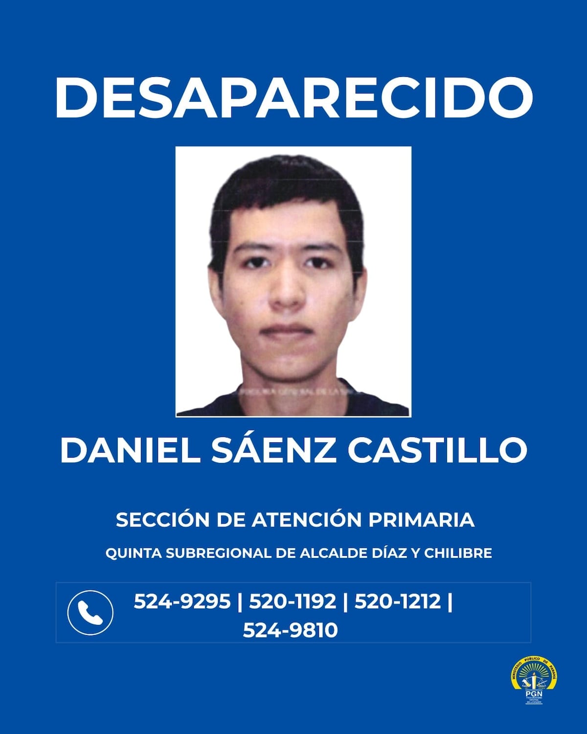 Desaparecieron sin dejar rastro: buscan a Itzalil Palacio en Las Garzas y a Daniel Sáenz en Mocambo Arriba