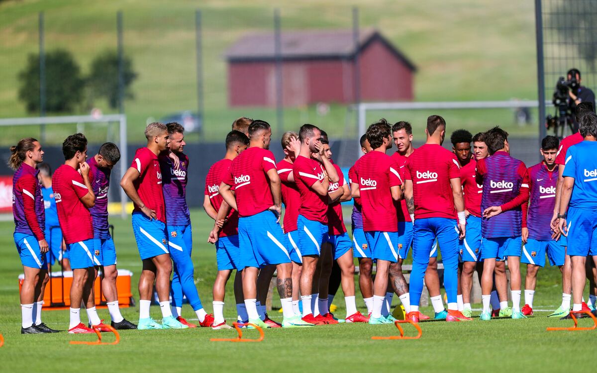 El Barça completa su primer día en Alemania con otra sesión por la tarde
