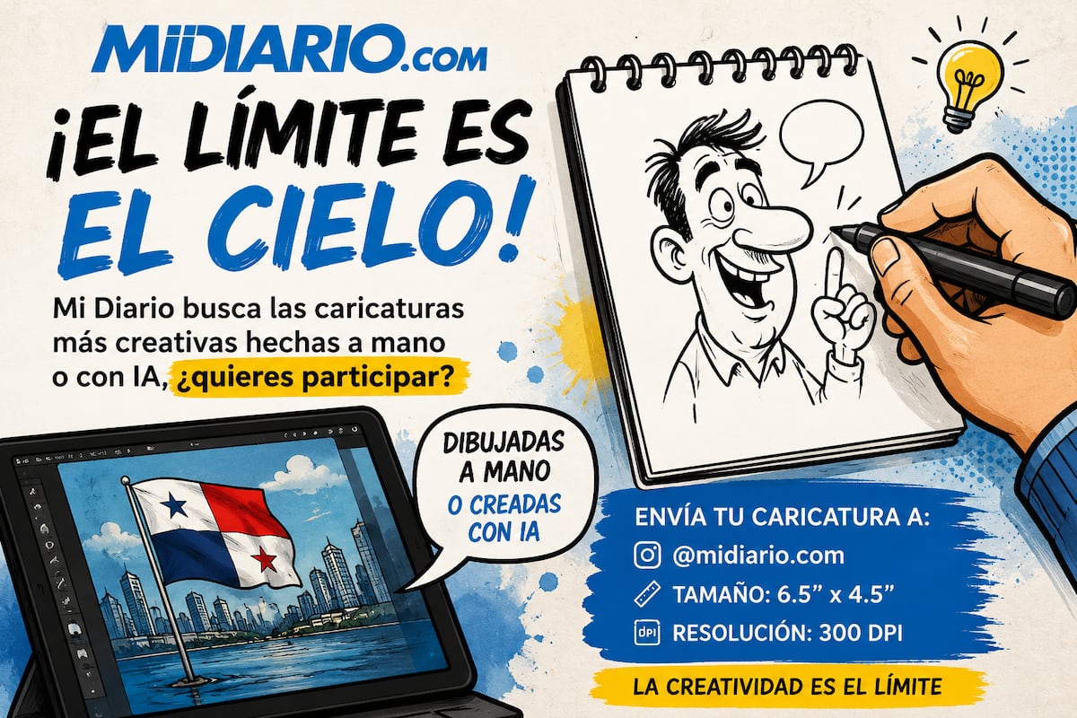 ¡El límite es el cielo! Mi Diario busca las caricaturas más creativas hechas a mano o con IA: ¿Te animas a participar?