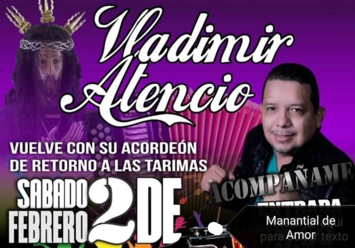 Tras grave accidente en Vía Centenario,acordeonista vuelve a tocar este sábado