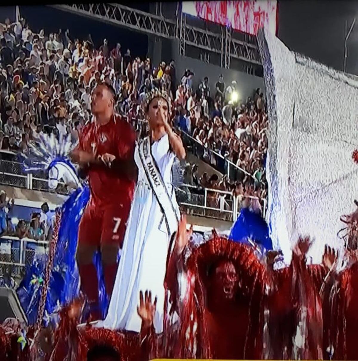 Así lució Panamá en el Sambódromo de Río de Janeiro