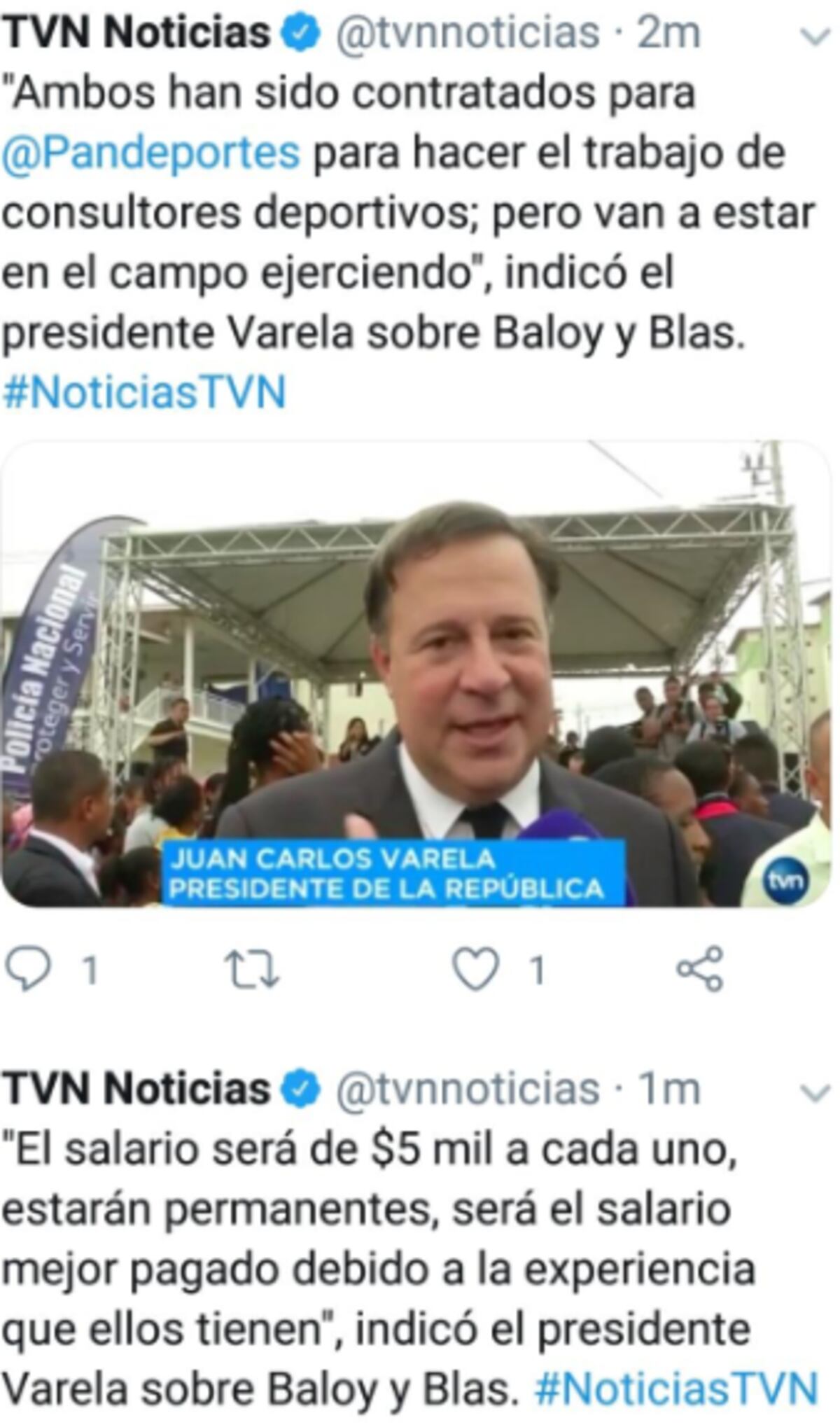 Blas y Baloy nombrados en Pandeportes con $5 mil dólares 