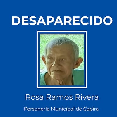 ¿Dónde está Rosita? Familiares buscan con angustia a adulta mayor desaparecida en Capira