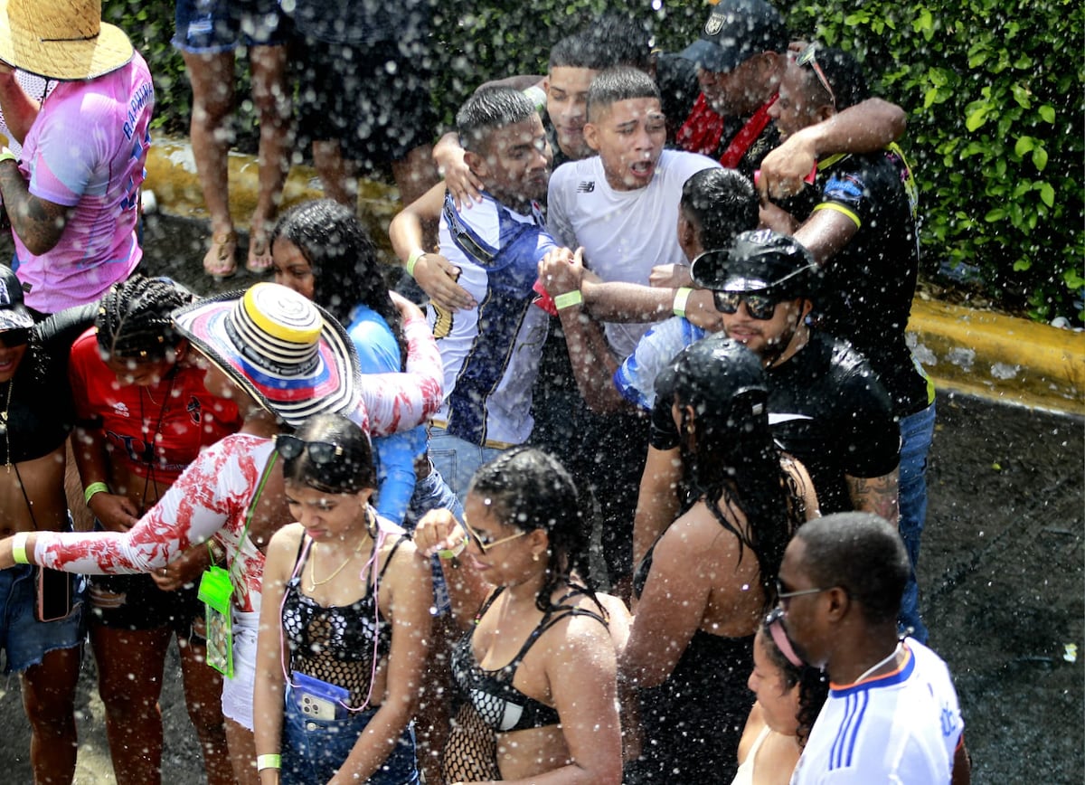 San Miguelito goza sus carnavales en Los Andes