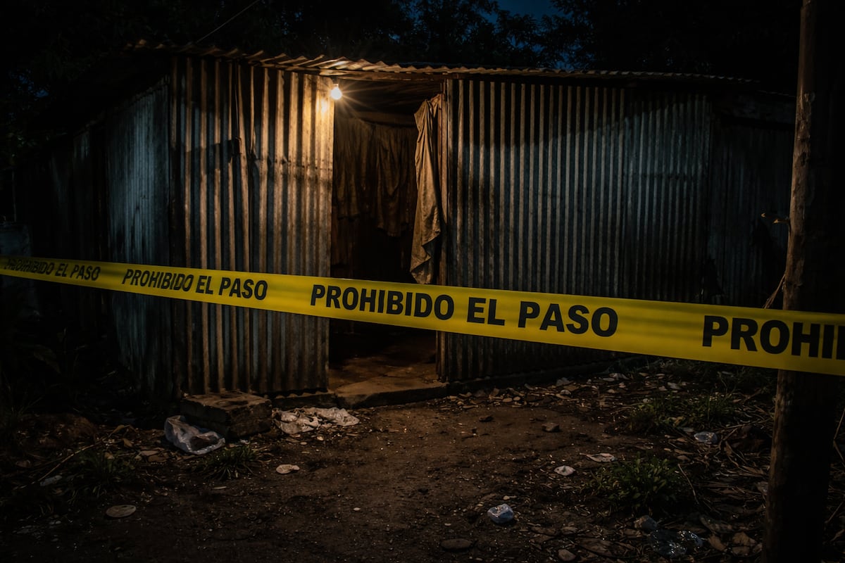 PANAMÁ MACABRO. Hallazgo en La Esperanza: encuentran dos cuerpos atados dentro de una casa de zinc