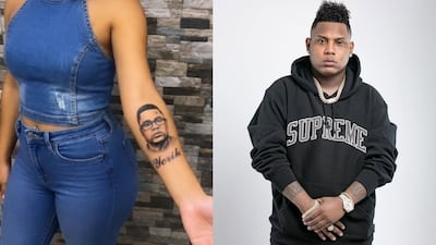 Fan de Yemil se tatúa su rostro y nombre en el brazo: ‘Qué linda’, le respondió el artista