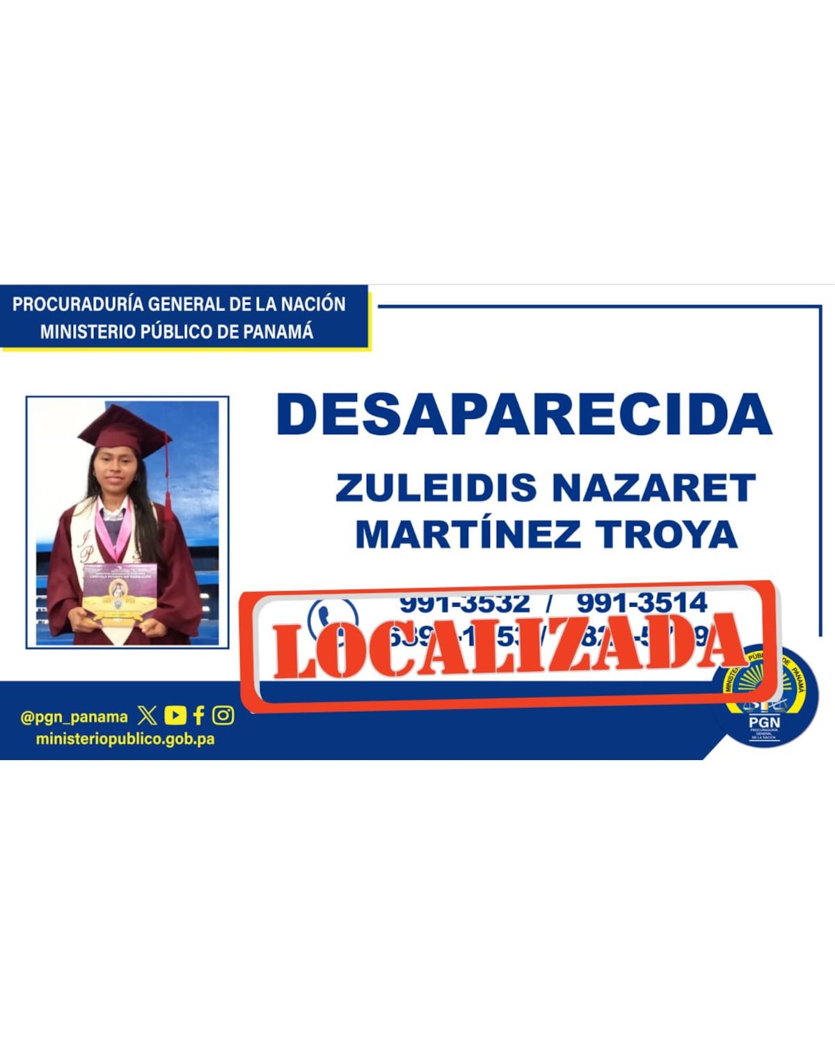 Hallan a Elian y a su madre Zuleidis en Coclé tras activarse Alerta Amber