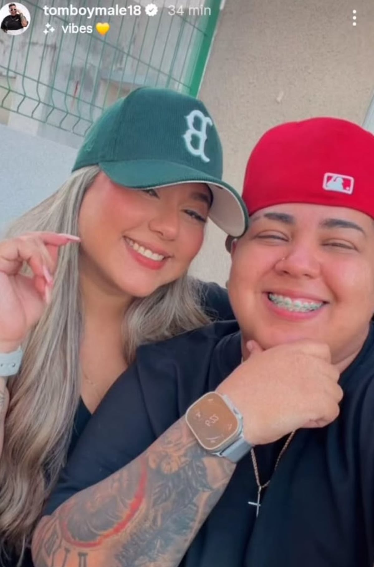 FOTO|Tomboy male sorprende al mostrar por primera vez el rostro de su novia en redes