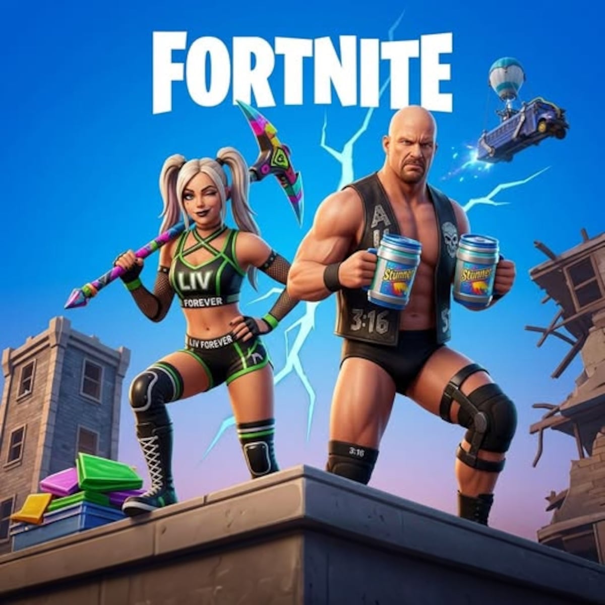 Fortnite WWE: Filtración caliente con dos leyendas de la lucha libre, Stone Cold y Liv Morgan
