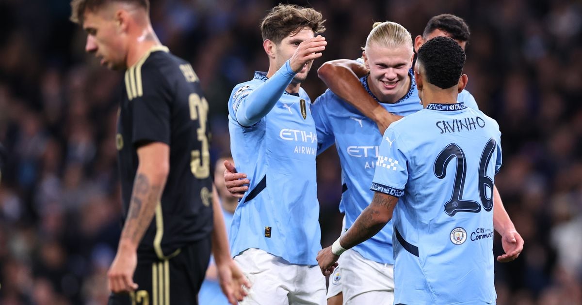 Erling Haaland brilla en goleada: City arrasa 5-0 al Sparta Praga