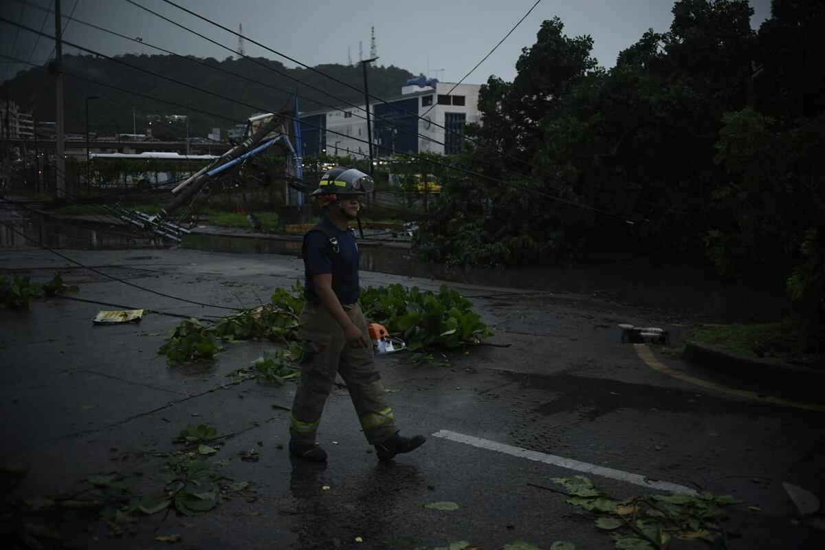 Sectores de la capital siguen sin suministro eléctrico tras afectaciones por el mal tiempo