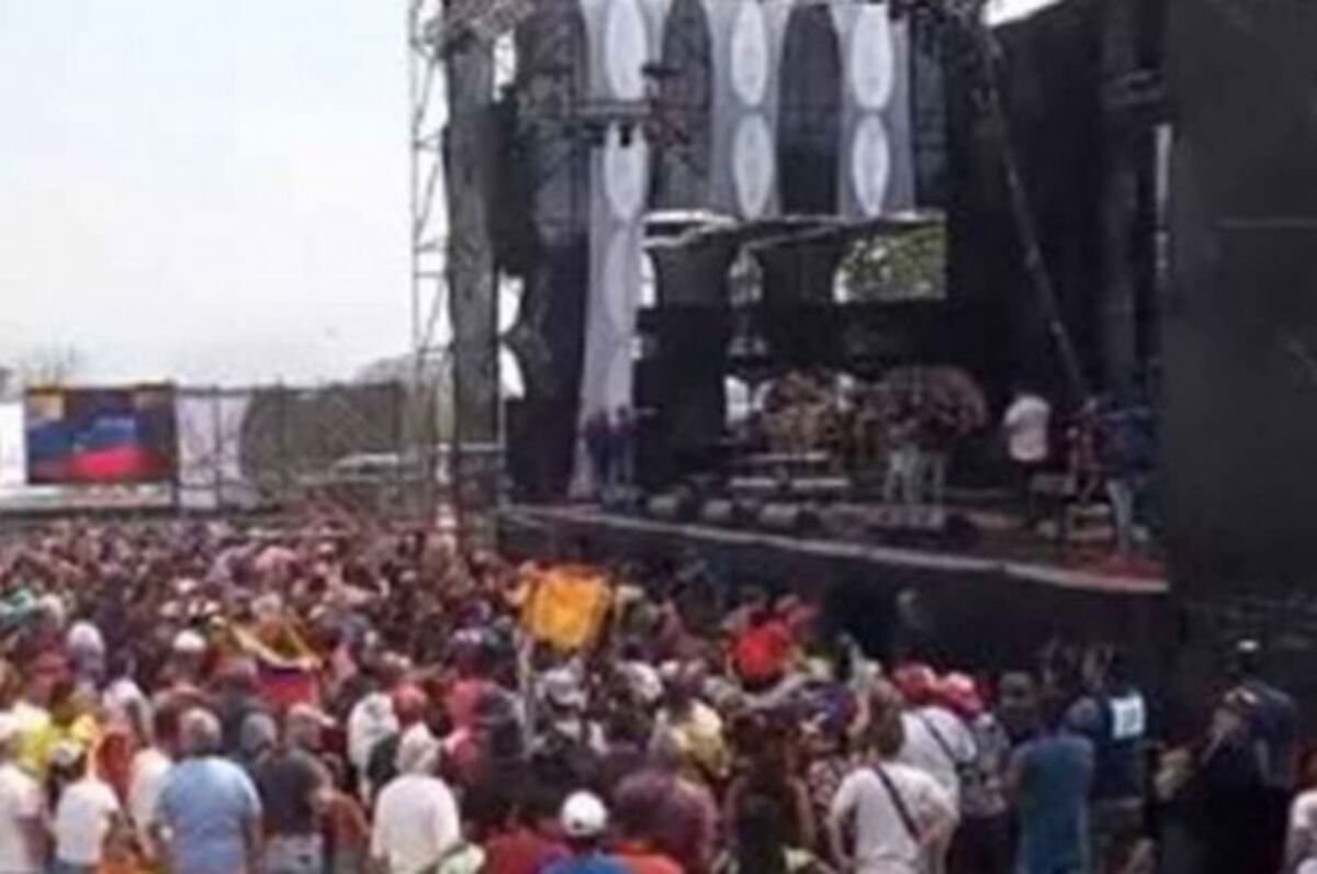 Inicia el 'contra concierto' organizado por Maduro