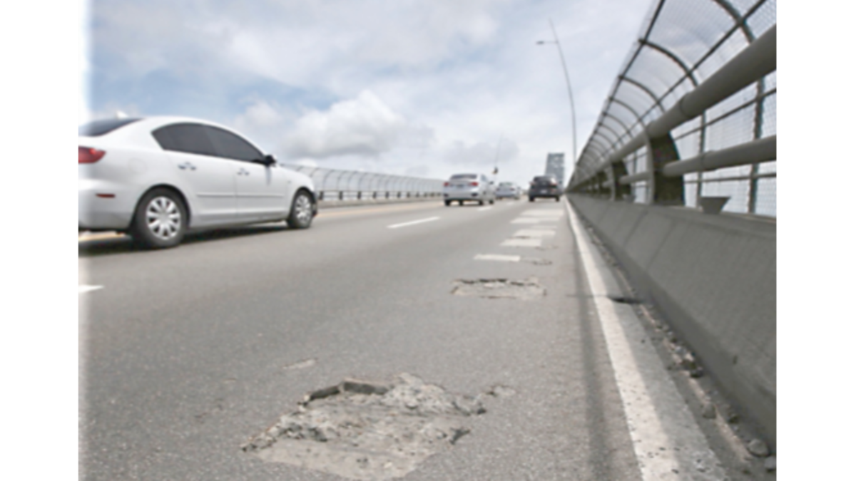 Atención: Un carril del Puente de Las Américas será cerrado para reparación