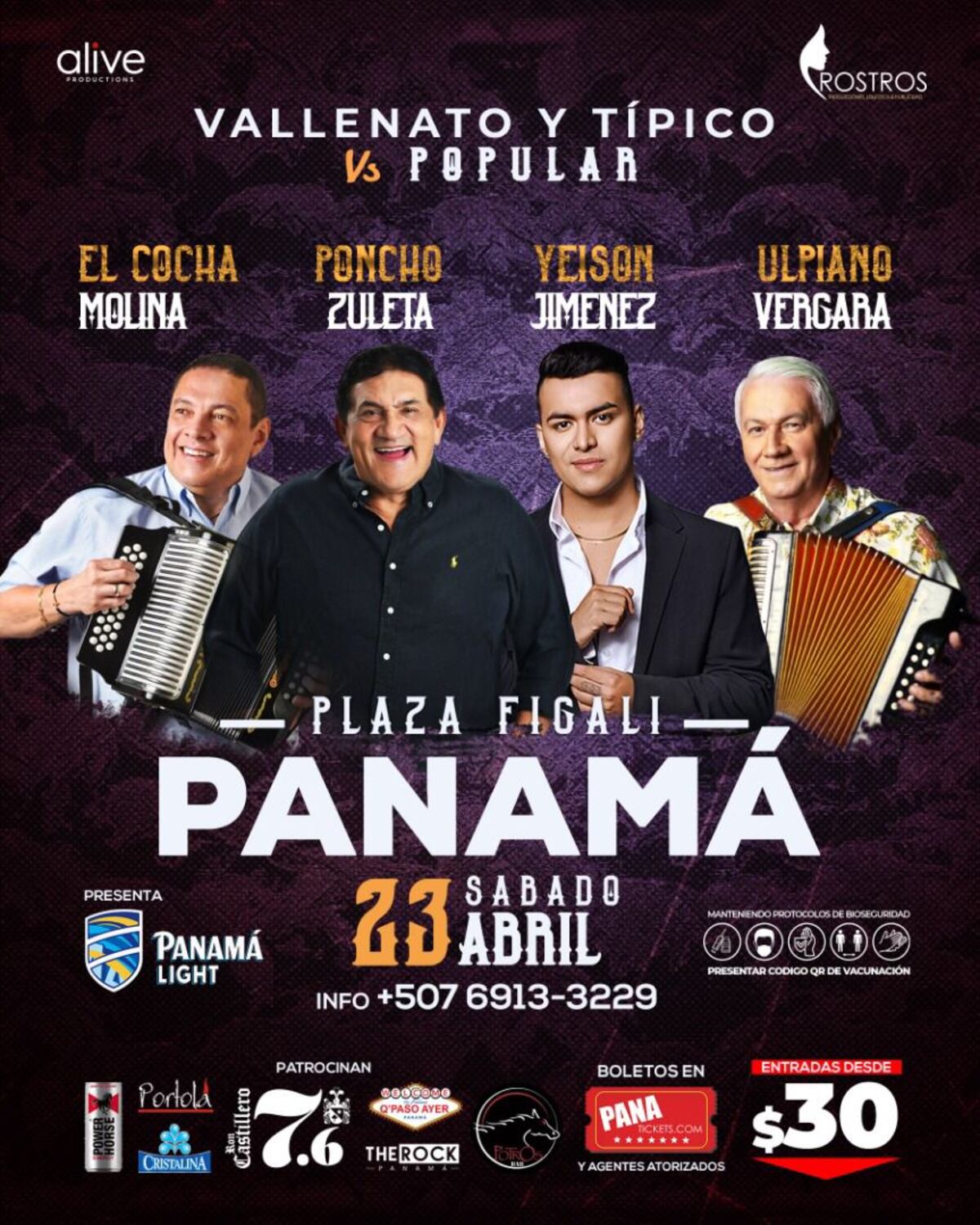 Se formó. Ulpiano y su nueva voz femenina vs. el vallenato de Poncho Zuleta y Cocha Molina. Regalaremos boletos